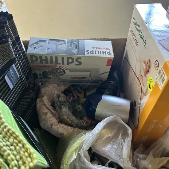 Haberdashery Items, Placemats, Iron, Blow Dryer Etc