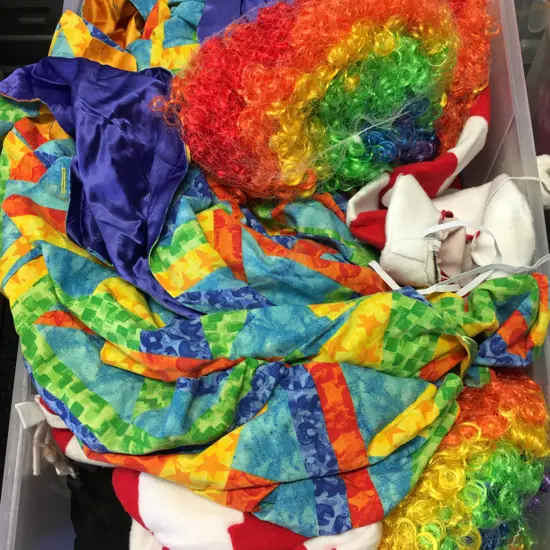 Selection Of Dress Ups Including Wigs Etc