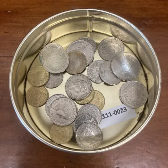 Assorted Swiss Coins x 23(Sold With -18)