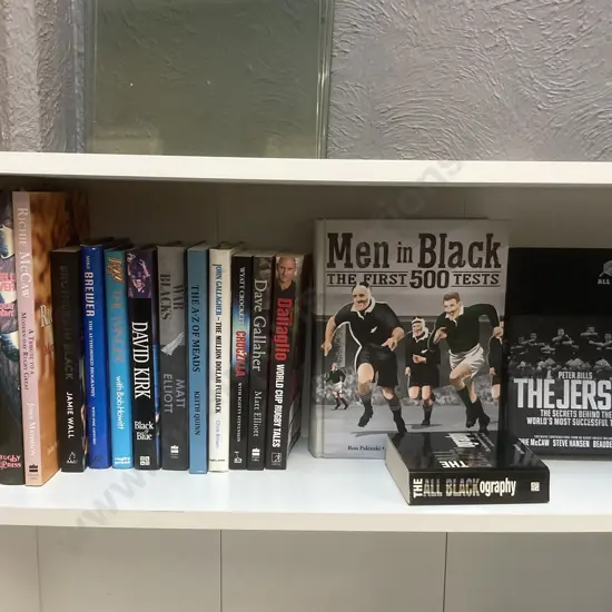 Books - All Blacks, NZ Rugby & Rugby Assorted