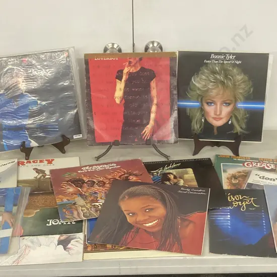 Vinyl LPs x 19 - Loverboy, Air Supply, Sharon O'Neill, Soundtracks, Hot Chocolate Etc