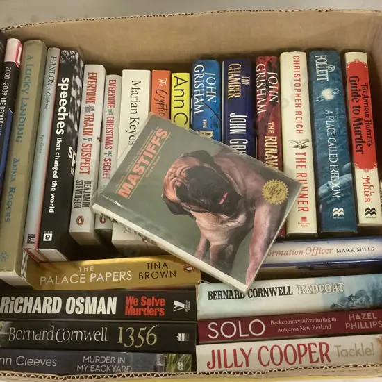 Box lot Books - Novels, Speeches, Etc