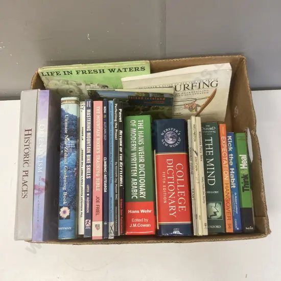 Box Lot Books - Hans Wehr Written Arabic, The Mind, Orientialism Etc