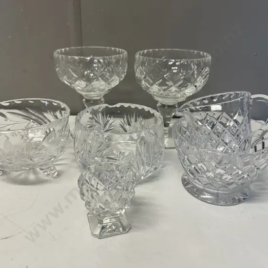 Selection of Crystal Ware