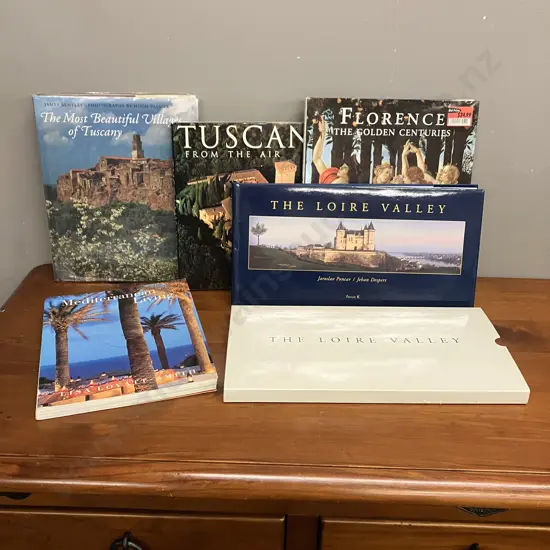 Books - The Loire Valley - Jehan Despert (in Slipcase), Tuscany, Florence Etc