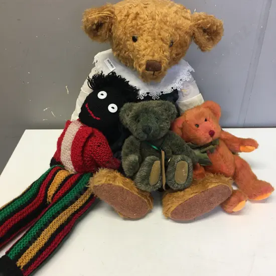 Vintage Soft Toy Teddy Bears & Golli