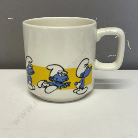 Rare Crown Lynn Smurf Mug