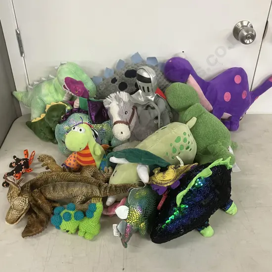 Box Lot Dinosaurs & Soft Toys