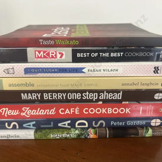 Assorted Recipe Books Including Anabel Langbein, Mary Berry Etc