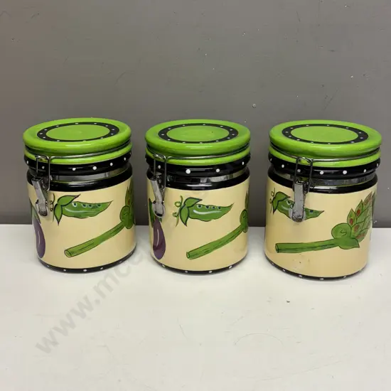 Set of 3 Home Essentials Jars