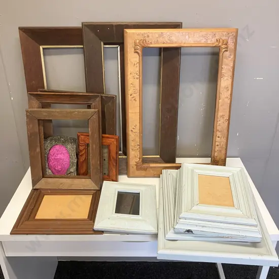 Box Lot Assorted Frames