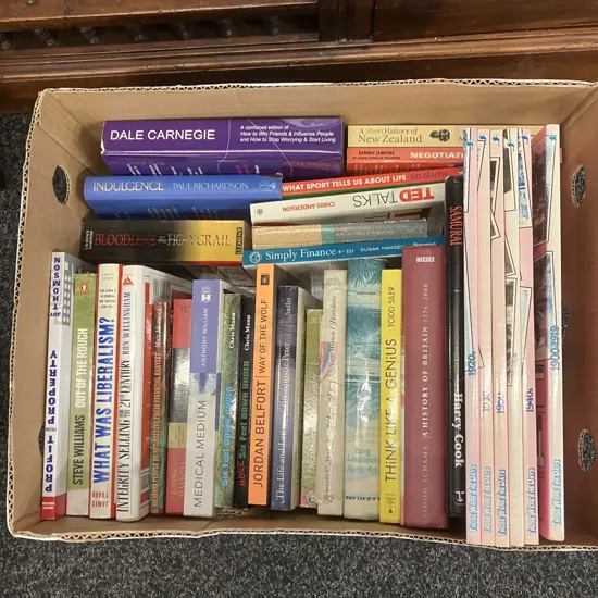 Books - Dale Carnegie, NZ History Etc