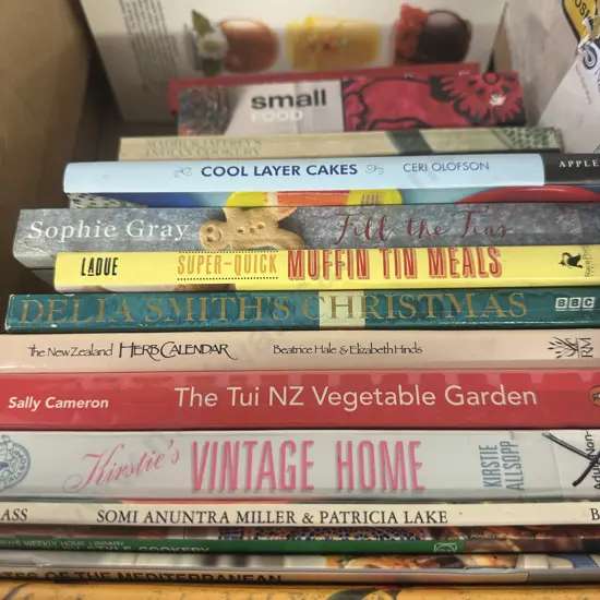 Assorted Recipe Books Including Sohpie Gray Etc