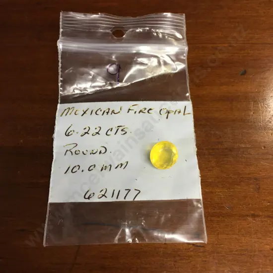 Mexican Round Fire Opal 6.22 Ct 10.0mm