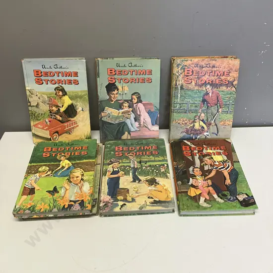 Vintage 1960s Uncle Arthur’s Bedtime Stories Volumes 1 to 6, Hardcover (Extra Vol 3)