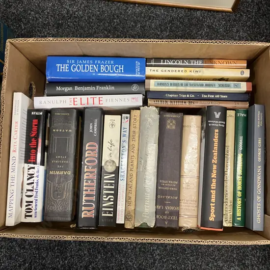 Books - Darwin, Einstein, Rutherford Etc