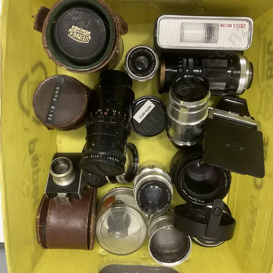 Assorted Camera Lenses Etc