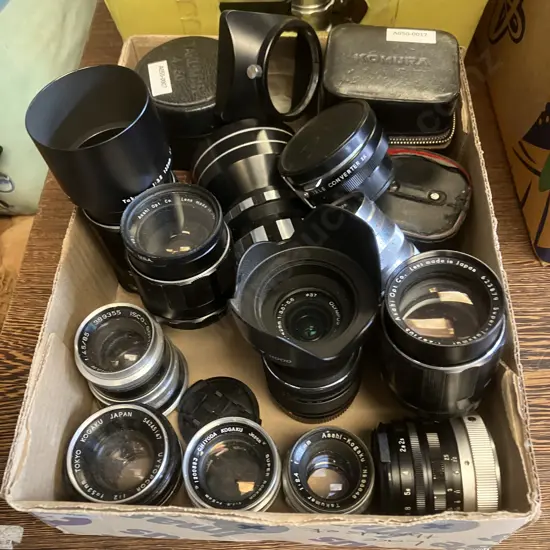 Assorted Camera Lenses Etc