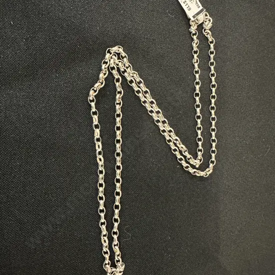 Sterling Silver Oval Belcher Chain