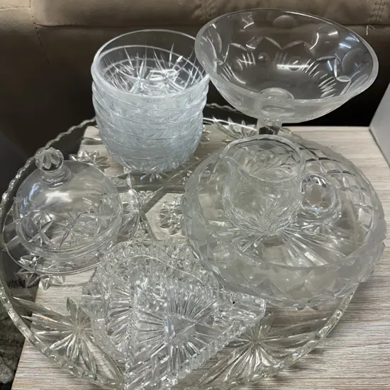 Selection Of Crystal Items 