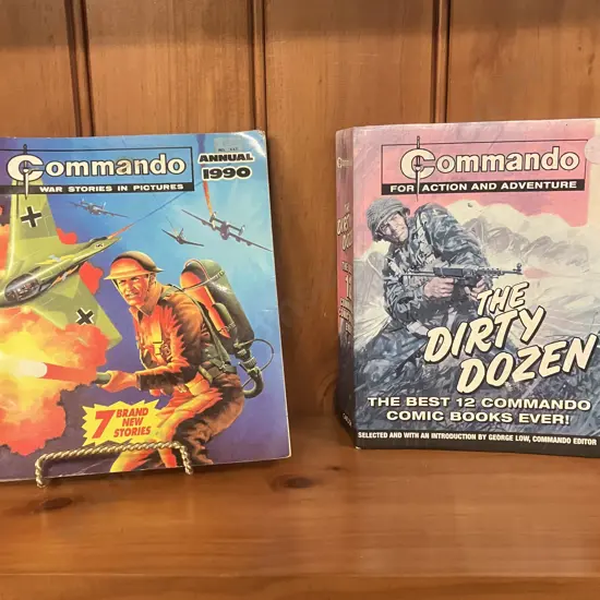 Commando The Dirty Dozen & Commando Annual 1990