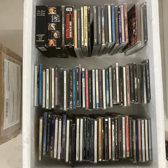 Box Lot Assorted CDs - Blues, Jazz, Classical Etc