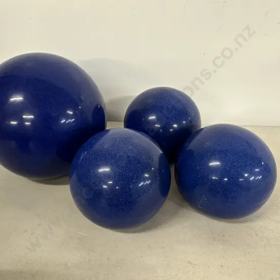Decorative Blue Glazed Balls
