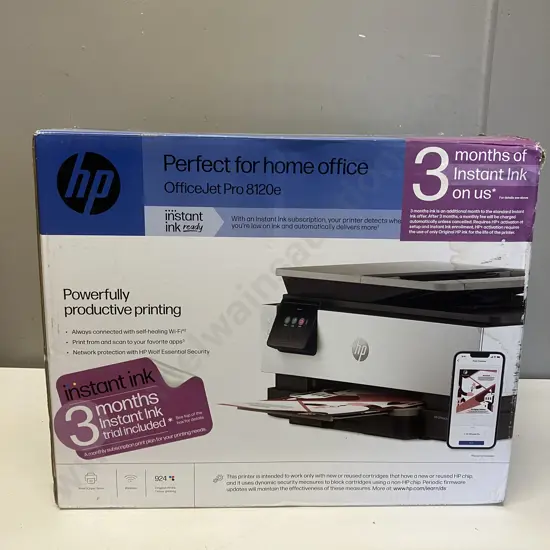 HP OfficeJet Pro 8120e All-in-One Printer - Boxed