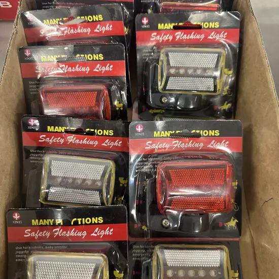 Safety Flashing Lights Box Lot