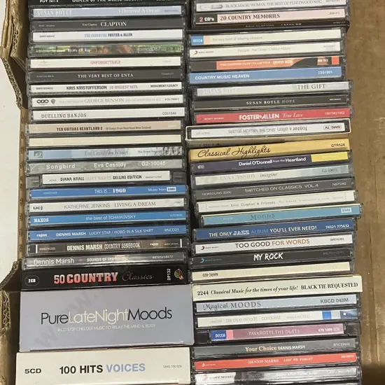 Box Lot Assorted CDs