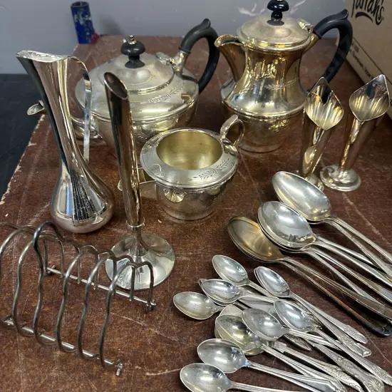 Assorted Silverware Items Including Cutlery