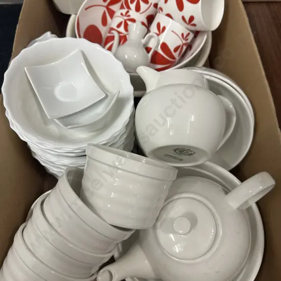 Selection of Crockery Including Rhubarb, NZ, Stevens Etc