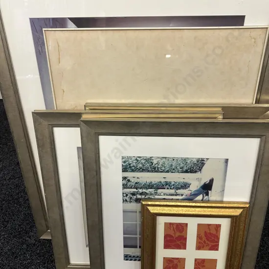 Assorted Gilt Frames Etc H32-82cm