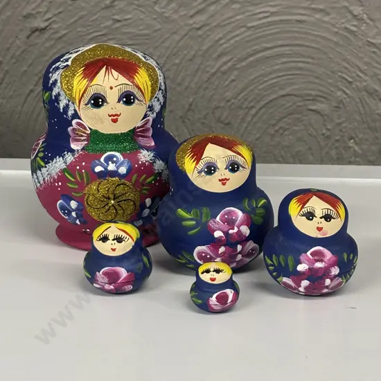 Set of Handpainted Nesting Dolls