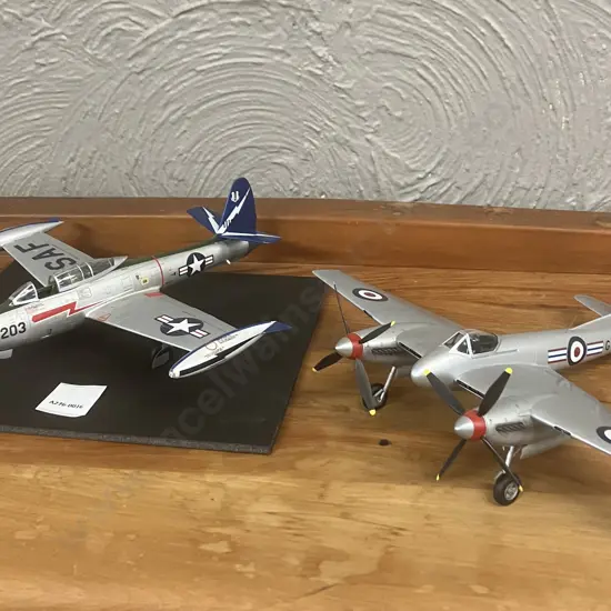 1:48 de Havilland DH.103 Hornet RAF 33 Squadron Butterworth Malaya 1954 & USAF F-84G ThunderJet