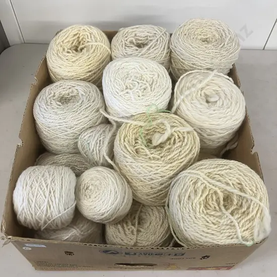 Box Lot Assorted Wool