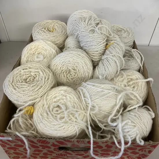 Box Lot Assorted Wool