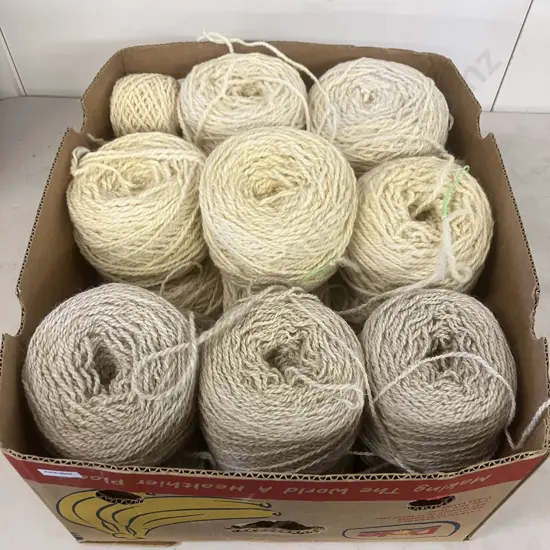 Box Lot Assorted Wool