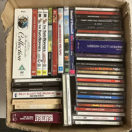 DVDs & CDs - Two Ronnie's Seasons 1 & 2, Andrew Lloyd Webber Etc