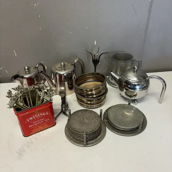 Assorted Silverplate incl Walker and Hall