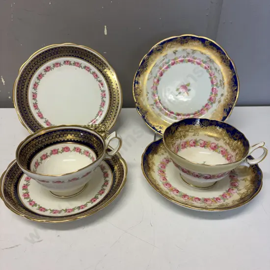 Antique Hammersley trios x 2