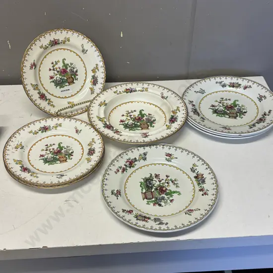 Antique Spode Copeland, for Harrads, "Peplow" Dinnerware