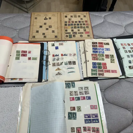 Large Selection Of Stamps Including Poland, British, Samoa Etc