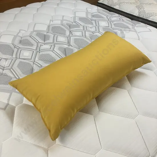 Gold / Mustard Colour Rectangular Cushion. 70 x 35cm