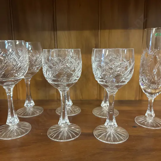 Assorted Galway Irish Crystal Glasses