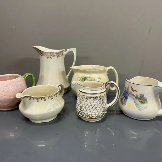 Selection of Vintage Jugs x 6 Including Royal Winton, Meakin Etc