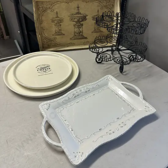 Maxwell Willams Cheese Platters, Muffin Stand, Serving Tray Etc