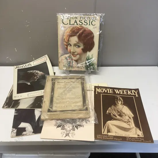 Antique & Vintage Items - Motion Picture Magazine 1920, Movie Weekly 1922, 1930s Motion Picture Classic, Reel Life Etc