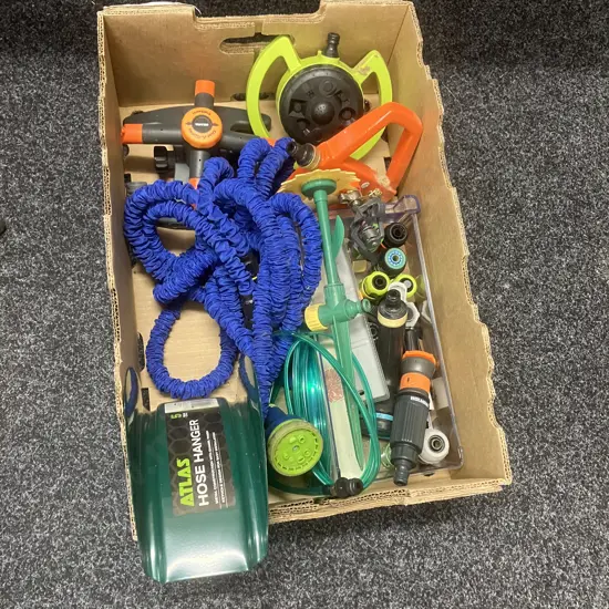 Box Lot Hoses, Sprinklers Etc