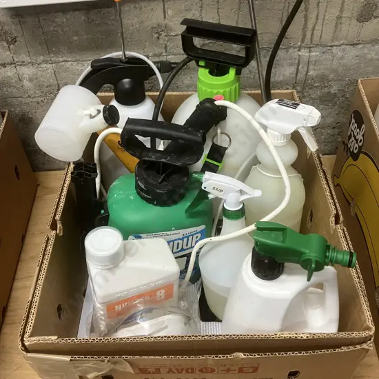 Box Lot Sprayers, Sprays Etc
